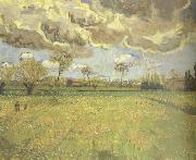 Vincent Van Gogh Landscape under a Stormy Sky (nn04) Germany oil painting artist